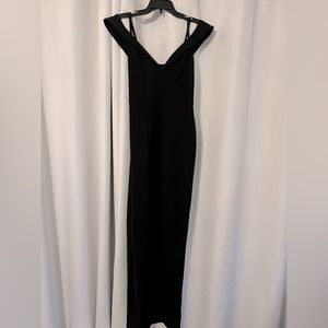 Off the shoulder black dress- NWT